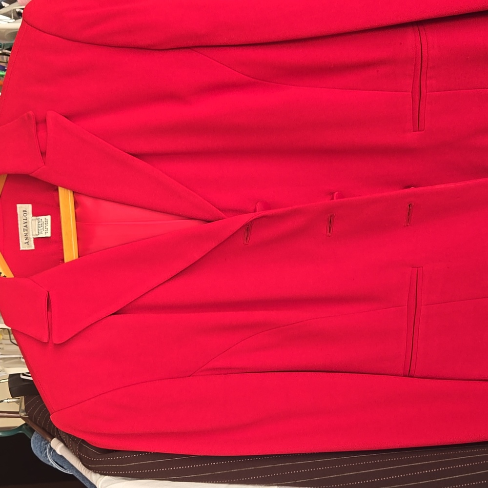 Ann Taylor Scarlet Jacket